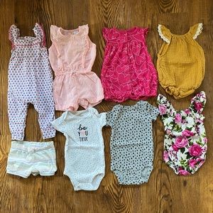 Bundle of size 9m infant clothes